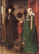 Jan Van Eyck Giovanna Cenami and Giovanni Arnolfini USA oil painting reproduction